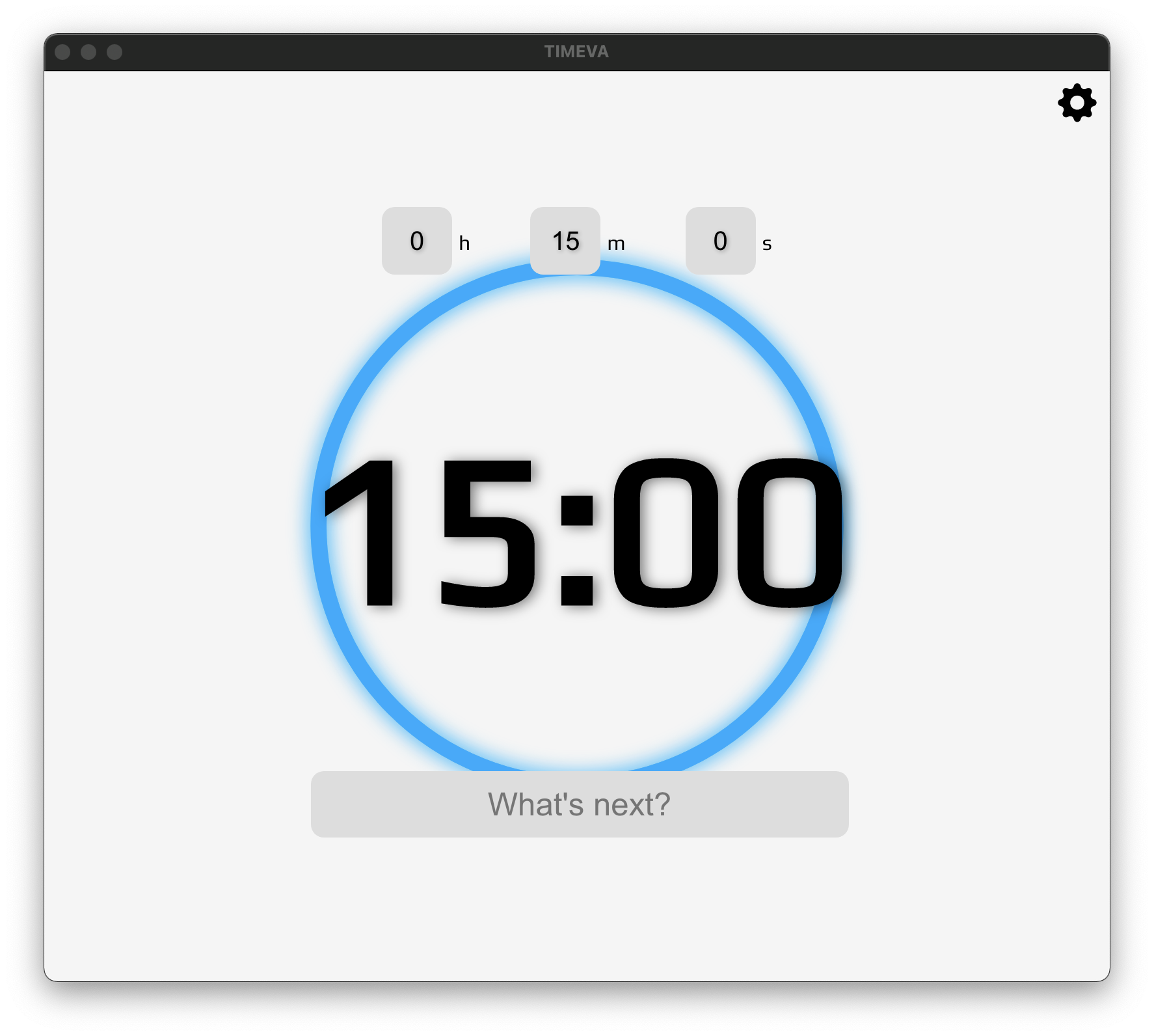 Timeva timer app